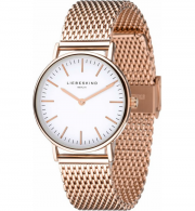 Liebeskind Berlin LT-0077-MQ Damen Armbanduhr aus Edelstahl mit verstellbarem Mesh-Armband