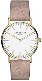  Liebeskind Berlin LT-0084-LQ Damen Analog Quarz Uhr mit Lederarmband 
