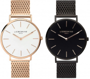 Liebeskind Berlin LT-0155 Damen Armbanduhr mit Edelstahlarmband Ros&eacute;gold oder Schwarz