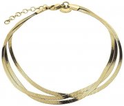 Liebeskind LJ-0723-A-27 Damen Sleekchain Fu&szlig;kettchen aus Edelstahl Gold in Geschenkbox