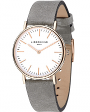 Liebeskind LT-0085-LQ Damen Analog Quarz Uhr mit Lederarmband