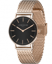 Liebeskind LT-0098-MQ Damen Analog Quarz Armbanduhr mit Edelstahlarmband