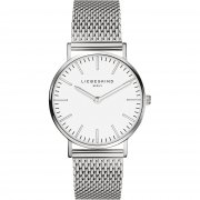 Liebeskind New Case Mesh LT-0075-MQ Damen Analog Quarz Armbanduhr mit Edelstahlarmband