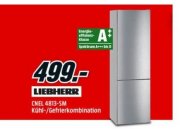 LIEBHERR CNel 4813-SM &ndash; K&uuml;hl- u. Gefrierkombination 338 l f&uuml;r 499&euro; (statt 588&euro;)