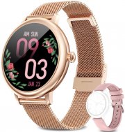 LIEBIG Damen Smartwatch f&uuml;r Android und iOS mit Pulsuhr, Blutdruckmessger&auml;t, Schlafmonitor und mehr