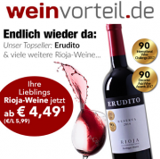 Lieblings-Rjoja-Weine gibts aktuell bei Weinvorteil schon ab 4,99 Euro, spart bis zu 55% Rabatt