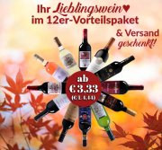 Lieblingswein im 12-er Vorteilspaket & Versand geschenkt