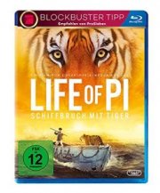Life of Pi - Schiffbruch mit Tiger (Blu-ray) f&uuml;r 3,67&euro; inkl. Versand
