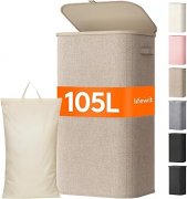 Lifewit W&auml;schekorb 105L mit Deckel f&uuml;r unter 14&euro;