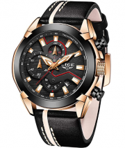 LIGE LG9869A Analog Quarz Business Herrenuhr