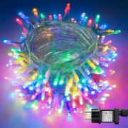 LIGHTNUM 10 Meter 100 LED Lichterkette mit 8 Modi f&uuml;r Innen und Au&szlig;en