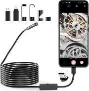 Lightswim 1920P Endoskop Inspektionskamera mit 8 LED-Leuchten f&uuml;r Android- und iOS-Smartphones