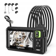 Lightswim 1920P HD 5 Meter Industrie-Endoskop mit 4,3 Zoll LCD Bildschirm