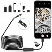Lightswim USB-C 1920P Dual Lens Endoskop mit 8 LED Leuchten f&uuml;r Android und iOS