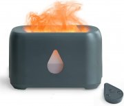 LIMENAMICS Aroma Diffuser und Luftbefeuchter f&uuml;r &Auml;therische &Ouml;le mit Flammen-Effekt