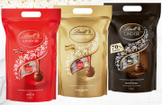 Lindt LINDOR 1 kg Beutel Schokoladen Gro&szlig;packung in verschiedenen Geschmacksrichtungen