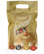 Lindt LINDOR Schokoladen Kugeln Klassische Mischung 1kg Gro&szlig;packung
