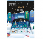 Lindt Schokolade HELLO Pop Up Adventskalender 2024 mit ausgew&auml;hlter Lindt Schokolade