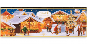 Lindt Schokolade Weihnachtsmarkt Adventskalender 2022 mit 250 g feinster Lindt Schokolade
