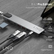 LINQ 8 in1 PRO USB-C Multiport Hub