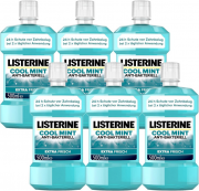 Listerine Cool Mint Anti-Bakteriell Mundsp&uuml;lung Extra Frisch 6 x 500 ml