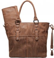 Little Company Wickeltasche Vienna Cognac