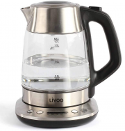Livoo DOD165 Teekanne und Wasserkocher aus Glas 1,7 Liter mit Warmhaltefunktion