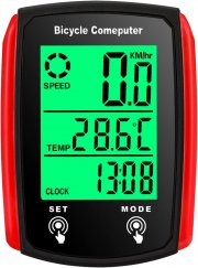 Lixada Kabelgebundener Touch Fahrradcomputer mit 19 Funktionen