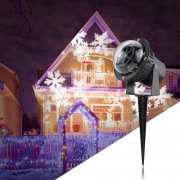 Lixada Schneeflocke LED Projektionslampe 