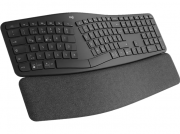 Logitech ERGO K860 kabellose ergonomische Tastatur mit Handgelenkauflage