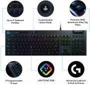 Logitech G815 Lightspeed Mechanische RGB Gaming Tastatur