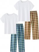 LOLPIP Jungen Pyjamas 4-teilig (Baumwolle) f&uuml;r nur 19,99&euro;