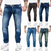 Lorenzo Loren Regular Fit Stonewashed Jeans