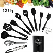 Lospitch 10-teiliges Silikon K&uuml;chenhelfer Set
