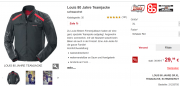 Louis 80 Jahre Teamjacke schwarz/rot zum 80stem Firmenjubil&auml;um zum Restpostenpreis