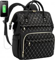LOVEVOOK Damen Rucksack mit Laptopfach und USB Ladeanschluss
