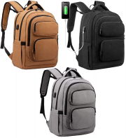 LOVEVOOK Rucksack mit Laptopfach und USB-Ladeanschluss 