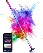 LPDISPLAYSmart RGB LED Stehlampe mit Fernbedienung, Sprach- & App-Steuerung, Musik-Sync