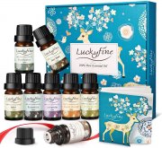 Luckyfine &Auml;therische &Ouml;le im Set 8 x 10ml f&uuml;r Duftlampen oder Aroma Diffuser