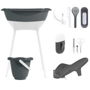 Luma&reg; Babycare Bade- und Pflegeset Dark Grey
