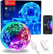 Lumary 5 Meter RGB LED Streifen mit Alexa/Google Sprachsteuerung & Musiksynchronisation