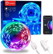 Lumary 5m Smart WiFi 5050 RGB LED Streifen kompatibel Alexa und Google Home