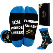 Lustige Fahrrad-Socken von SockWaddles f&uuml;r Herren f&uuml;r unter 5&euro;