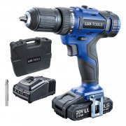 LUX-TOOLS ABS-20Li Akku-Bohrschrauber mit Schnellspannfutter inkl. Koffer & 2,0Ah Akku