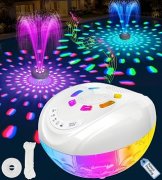 Luxfero 3-in-1 Pool Lautsprecher mit LED & Springbrunnen f&uuml;r 28,36&euro;
