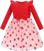 M&auml;dchen Kleid f&uuml;r Weihnachten Gr. 3-4 Jahre f&uuml;r nur 4,99&euro;
