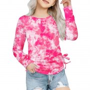 M&auml;dchen Langarmshirt mit Raffung und Knoten f&uuml;r 9,99&euro;