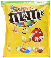 M&M'S Peanut / Knackige Erdn&uuml;sse , 4 x 500g Beutel 