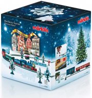 M&auml;rklin 81845 &ndash; Weihnachts-Startpackung Modelleisenbahn mit Lokomotive und Wagen Spur Z