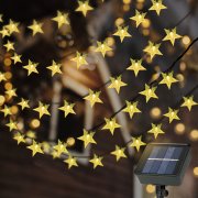 MAEXUS 5 Meter 50LEDs Sterne Solar Lichterkette